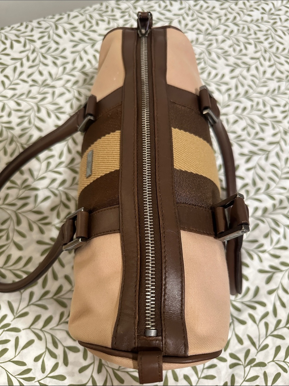Gucci Boston Canvas Handbag - Picture 10 of 15